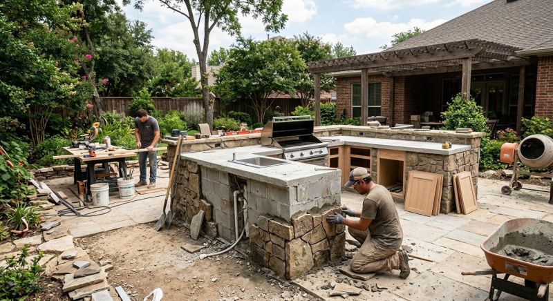 Outdoor Kitchen Construction in North Charleston, SC