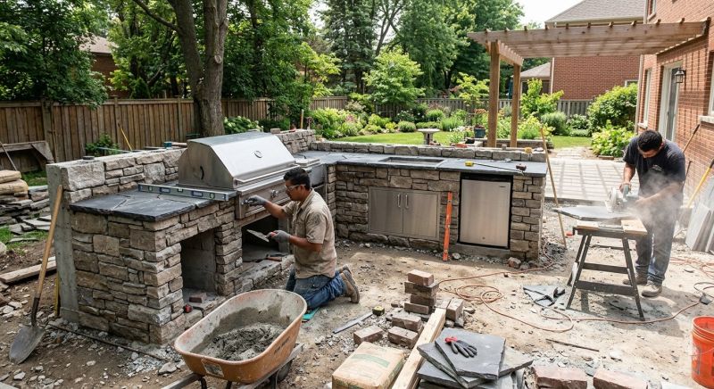 Outdoor Kitchen Construction in Charleston, SC
